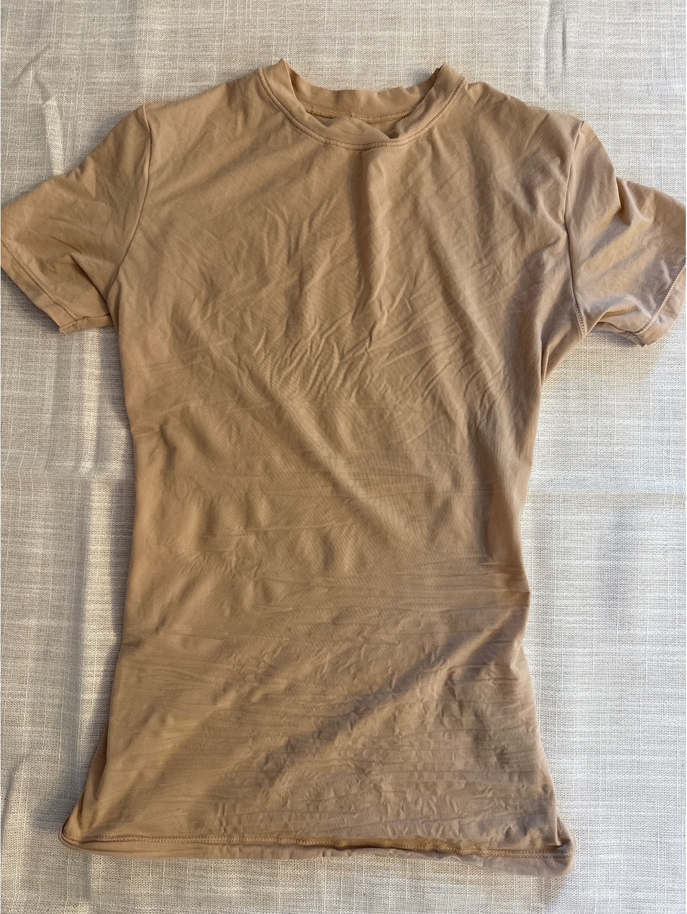 SKIMS Women's Short Sleeve Nude T-Shirt XXS